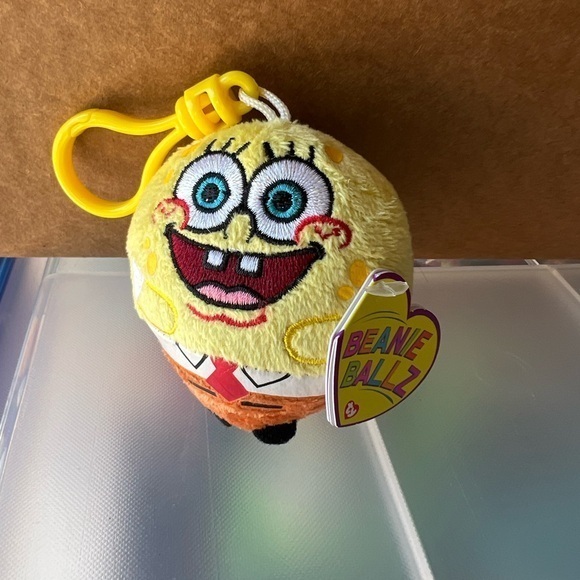Other - Ty SpongeBob Ballz Keychain - Yellow